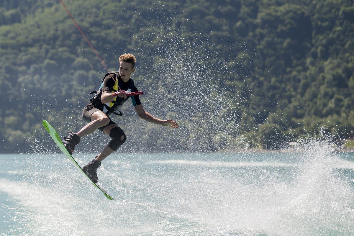 Wakeboard saut