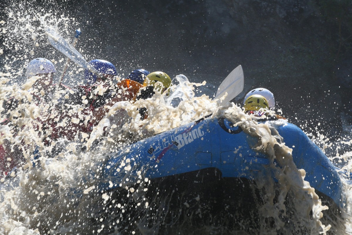 rafting remous durance bleu blanc embrun