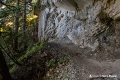 arrivee marches rocher sentier echelle
