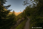 depart sentier distroit lever soleil vallee rabioux