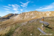 panneau directionnel plateau morgon depuis col de la rousse