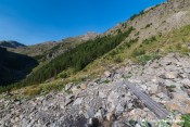 passerelle torrent combe des ruines rando col tourettes