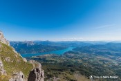 premiere vue lac depuis plateau sous chabrieres