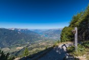 vue serre poncon depuis croix de pierre sentier meale