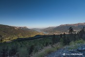 vue serre poncon depuis montee apres les clotasses sentier meale