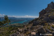 vue sur lac depuis cretes chabrieres