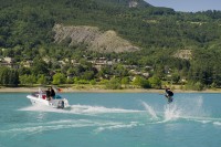 Vedette Sport Wakeboard saut Ecume