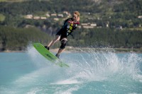 Wakeboard saut ecume