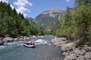 Descente de l'Ubaye en rafting FAMILLE