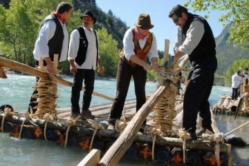 Descente des Radeliers de la Durance