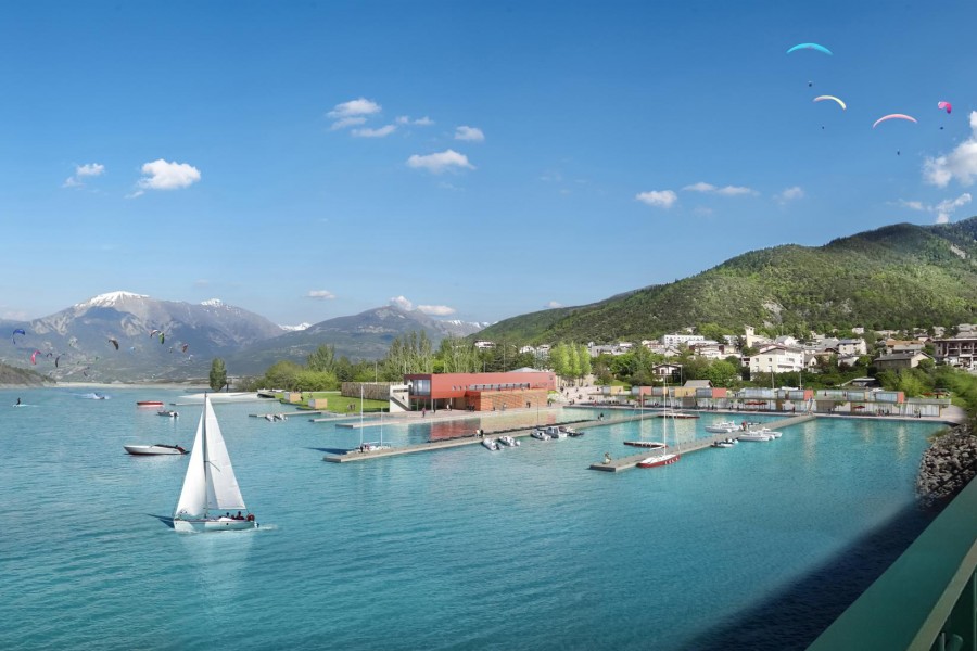 Les travaux de la Capitainerie de Serre-Ponçon ont débuté