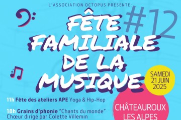 Fête de la Musique Chateauroux les Alpes 2025