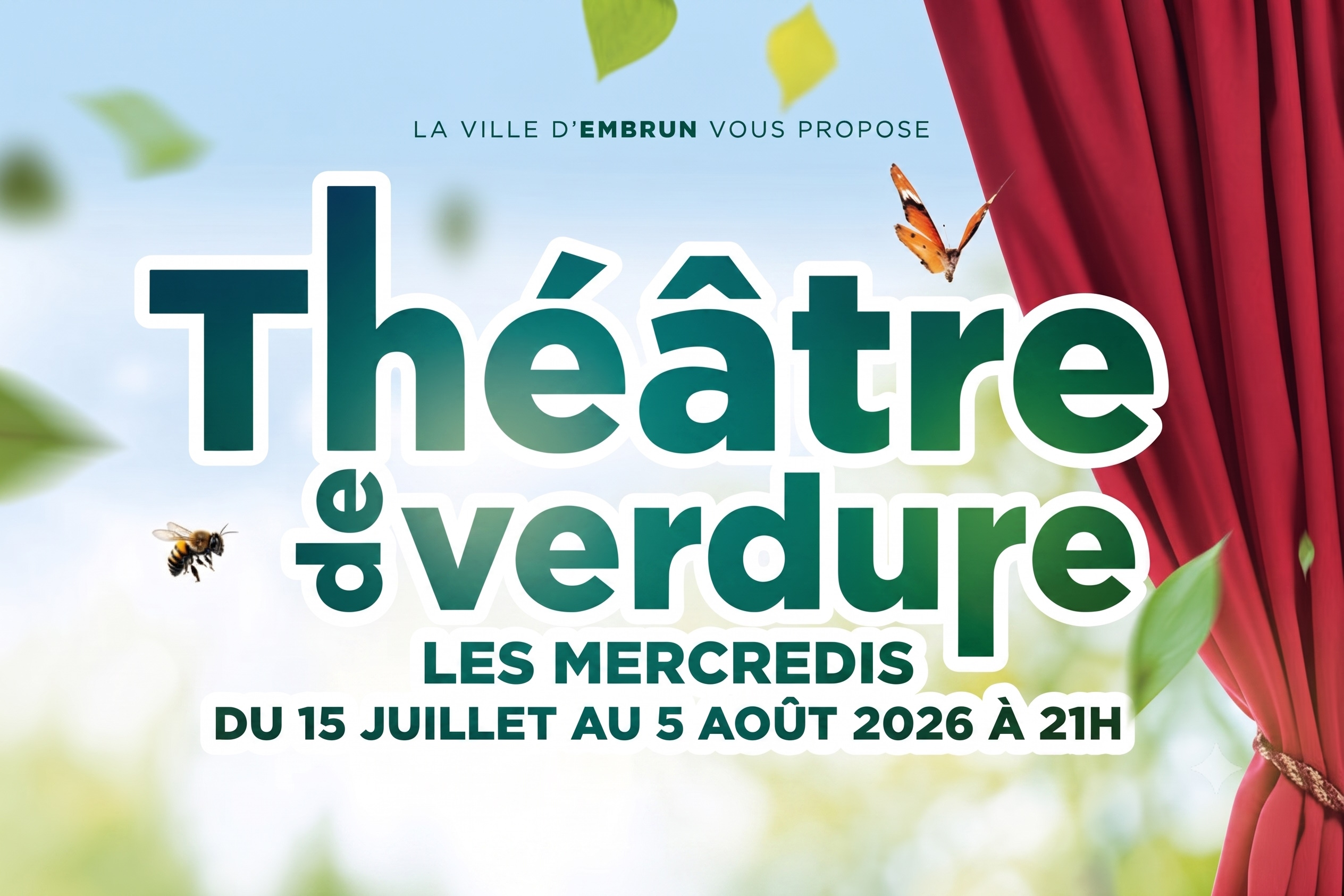 Festival Théatre de Verdure Embrun 2026