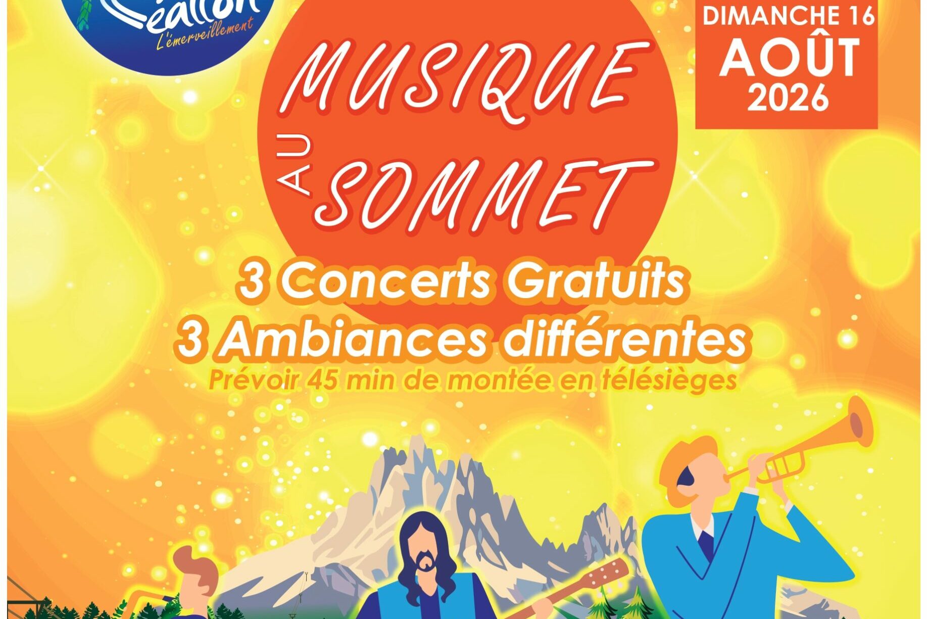 Musique au Sommet Réallon Eté 2026