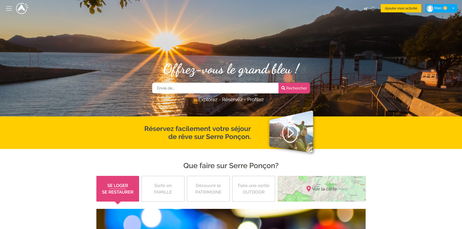 Nouveautés estivales : nouveau design, nouveau booking